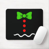 Lustiger Lebkuchen-Weihnachtsplätzchen-Weihnachtsk Mousepad (Mit Mouse)