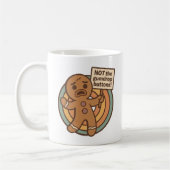Lustiger Lebkuchenbecher – Gingy-Weihnachtsdesign Kaffeetasse (Links)