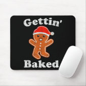 Lustiger Lebkuchenmann wird gebacken Kekse Backen Mousepad (Mit Mouse)