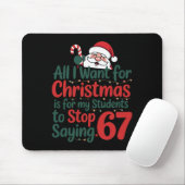 Lustiger Lehrer 67 Meme Weihnachten Mathe Studente Mousepad (Mit Mouse)