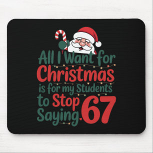 Lustiger Lehrer 67 Meme Weihnachten Mathe Studente Mousepad