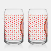 Lustiger Lehrer Apfel Tasse Dosenglas (Rechts)