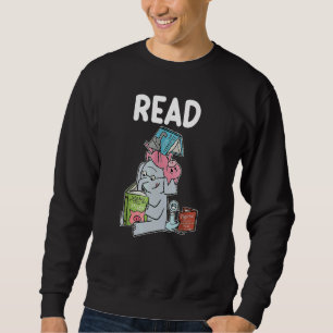 Lustiger Lehrer Bibliothek Lesebuch Club Piggie El Sweatshirt