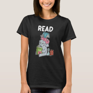 Lustiger Lehrer Bibliothek Lesebuch Club Piggie El T-Shirt
