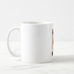 Lustiger Lehrer Halloween Gehirne Vintage Grafik_1 Kaffeetasse