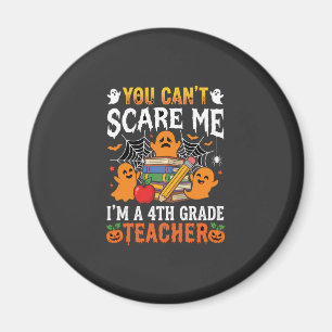 Lustiger Lehrer Halloween-Geist 4. Klasse Magnet