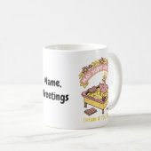 Lustiger Lehrer Mai Überlebensführer Retro-Gans Kaffeetasse (VorderseiteRechts)