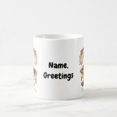 Lustiger Lehrer Mai Überlebensführer Retro-Gans Kaffeetasse (Mittel)