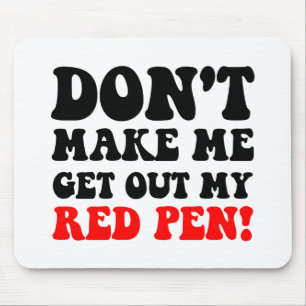 Lustiger Lehrer Mousepad