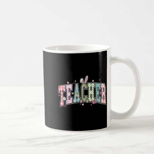 Lustiger Lehrer-Osterhasen-Lehrer Kaffeetasse (Rechts)