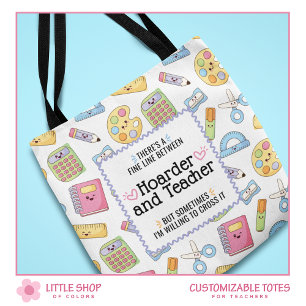 Lustiger Lehrer Schulbedarf-Horter Anpassbar Tasche