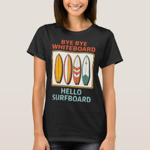 Lustiger Lehrer Sommer Surfen Surfer Urlaub Ferien T-Shirt