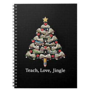 Lustiger Lehrer Weihnachten Teach Love Jingle Bu Notizblock