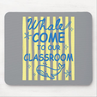Lustiger Lehrer Zurück zur Schule Whalecome zum Kl Mousepad