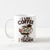 Lustiger Lehrergeschenk-Kaffeebecher für Lehrer Kaffeetasse (Links)