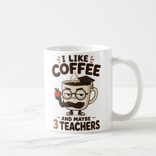 Lustiger Lehrergeschenk-Kaffeebecher für Lehrer Kaffeetasse (Rechts)