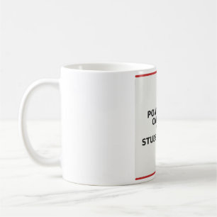Lustiger Lehrermug - Angetrieben von Koffein und S Kaffeetasse