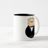 Lustiger Leiter Zweifarbige Tasse (VorderseiteRechts)