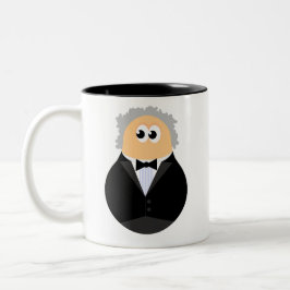 Lustiger Leiter Zweifarbige Tasse