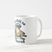 Lustiger Lemur Zu Chilliert Um Sich Zu Ärgern Mada Kaffeetasse (VorderseiteRechts)