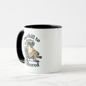 Lustiger Lemur Zu Chilliert Um Sich Zu Ärgern Mada Tasse (Vorderseite Links)