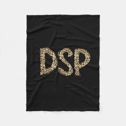 Lustiger Leopard DSP Direct Support Professional W Fleecedecke (Vorderseite)