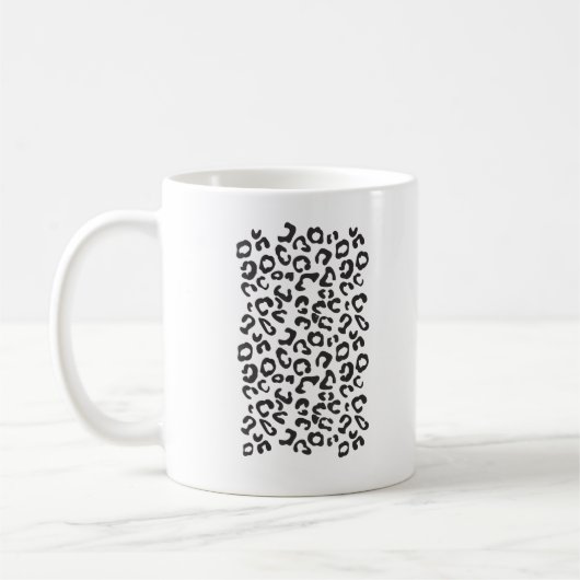 Lustiger Leopard Tier Kaffeetasse (Links)