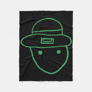 Lustiger Leprechaun Amateur-Skizze Meme Irischer S Fleecedecke