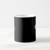 Lustiger Leprechaun Irischer Fußball St Patricks M Kaffeetasse (Mittel)