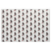 Lustiger Let's Go! Belgischer Schäferhund (schwarz Stoff (Fat Quarter (45,7 x 55,9 cm))