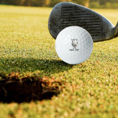 Lustiger Let's Par-Tee Golfball