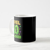 Lustiger Level 10 freigeschaltet 10. Geburtstag Ga Kaffeetasse (Vorderseite Links)