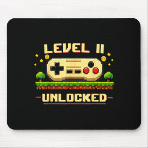Lustiger Level 11 freigeschaltet Videospiel 11. Ge Mousepad