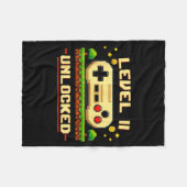 Lustiger Level 11 freigeschaltetes Videospiel 11. Fleecedecke (Vorderseite (Horizontal))