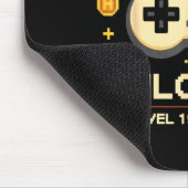 Lustiger Level 18 freigeschalteter Gamer 18. Gebur Mousepad (Ecke)
