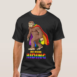 Lustiger LGBTQ Stolz Schwuler Bigfoot T-Shirt