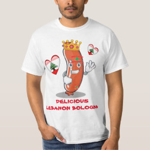 Lustiger libanesischer Humor Libanon Bologna  T-Shirt