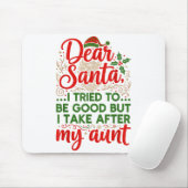 Lustiger Lieber Weihnachtsmann, ich habe versucht, Mousepad (Mit Mouse)