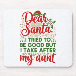 Lustiger Lieber Weihnachtsmann, ich habe versucht, Mousepad
