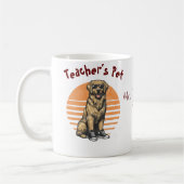 Lustiger Liebling eines Lehrers - personalisierbar Kaffeetasse (Links)