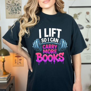 Lustiger Lift, damit ich mehr Bücher tragen kann L T-Shirt