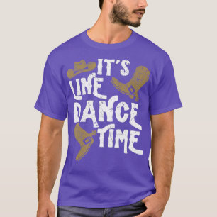 Lustiger Line Dance Country-Tanz Western Hüte Stie T-Shirt