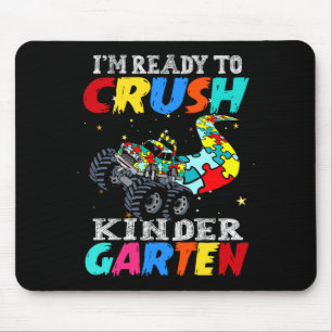 Lustiger LKW Autismus Puzzle Crush Kinderzimmer zu Mousepad