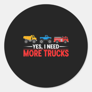 Lustiger LKW-Liebhaber Humor Ckup Enthusiast Diese Runder Aufkleber