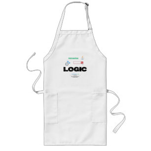 Lustiger Logik-Code-Modus Ein Programmier-T-Shirt Lange Schürze