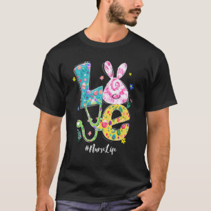Lustiger Love Bunny Krankenschwester Cna Rn Oder E T-Shirt