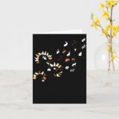 Lustiger Löwenzahn-Hasen-Blume  Karte (Gelbe Blume)