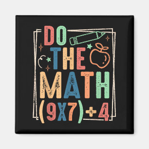 Lustiger Mach die Mathe 67 Meme Sechs Sieben Junge Magnet