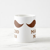 Lustiger Macho-Mann-Schnurrbart Kaffeetasse (Mittel)