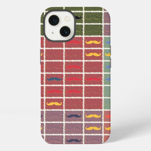 Lustiger Mädchen-Schnurrbart 2 iPhone Hülle (Rückseite)